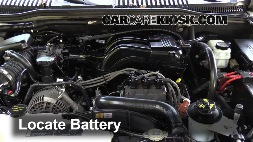 2006 Mercury Mountaineer Convenience 4.0L V6 Battery Replace